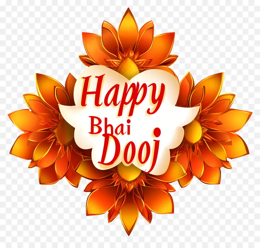 Joyeux Bhai Dooj，Fleurs PNG