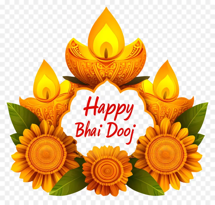 Joyeux Bhai Dooj，Texte Joyeux Bhai Dooj PNG