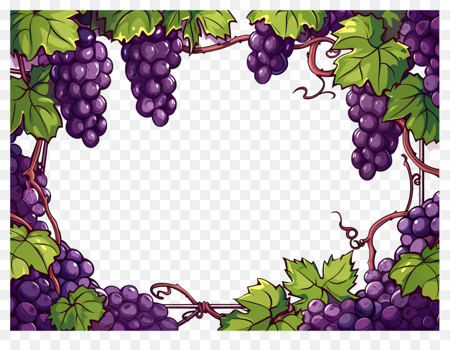 Bordure De Raisin，Raisins PNG