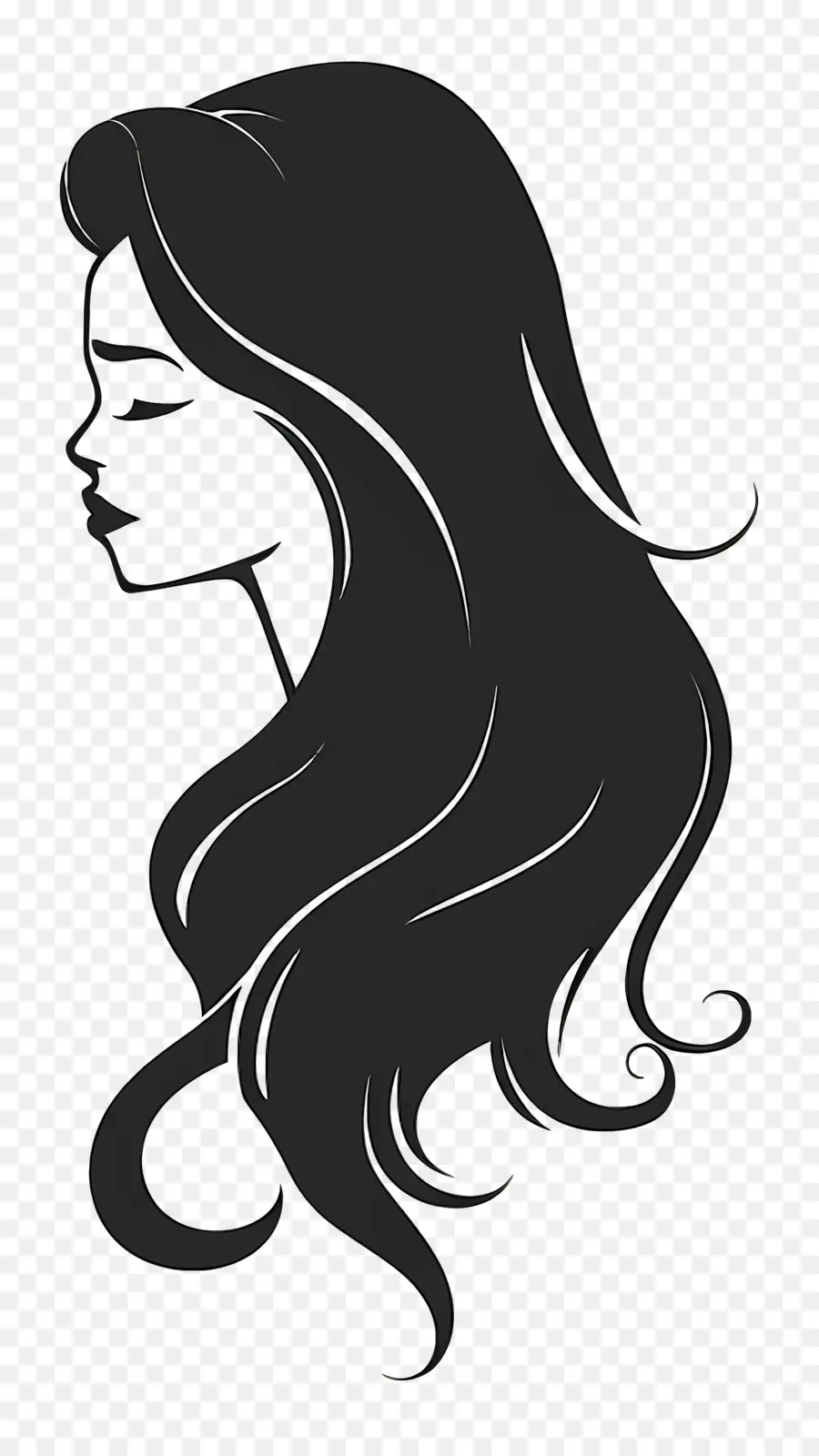 Logo De Fille，Silhouette De Femme PNG