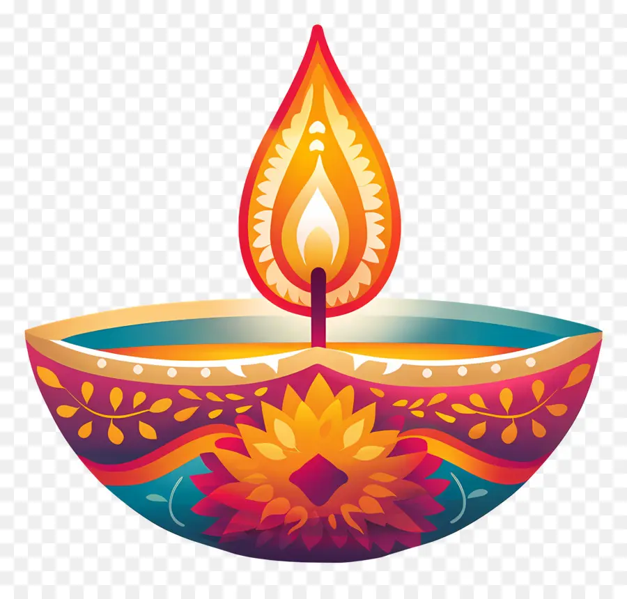 Diwali Diya，Lampe Diya PNG