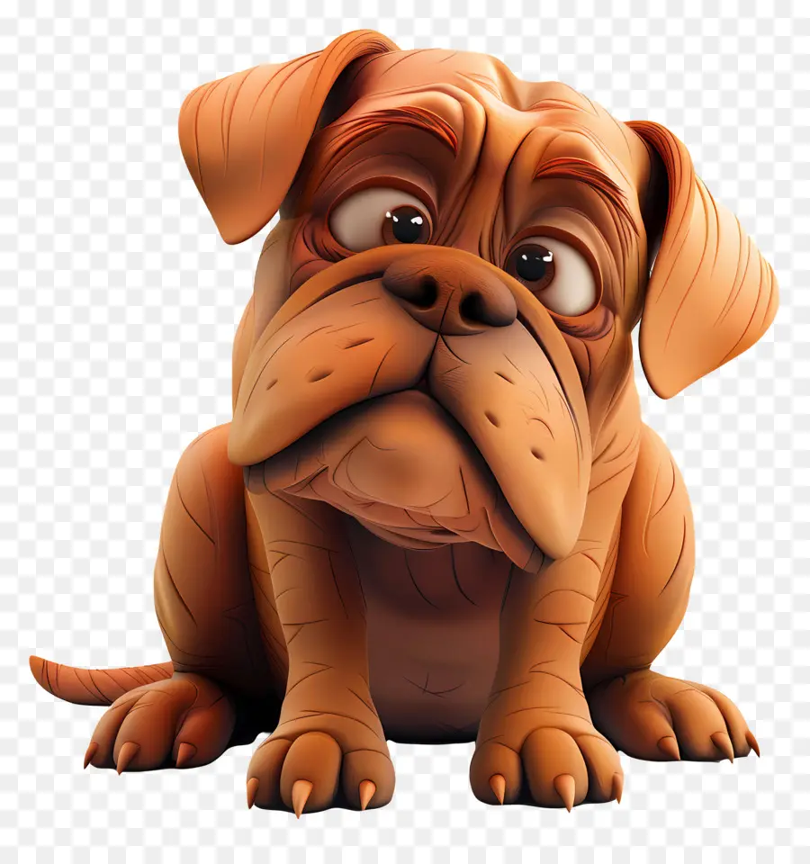 Chien 3d，Chien De Dessin Animé Mignon PNG