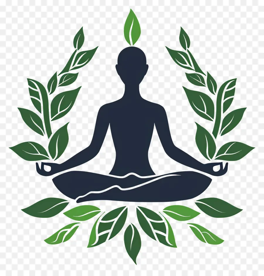 Symbole Du Yoga，Personnage Méditant PNG