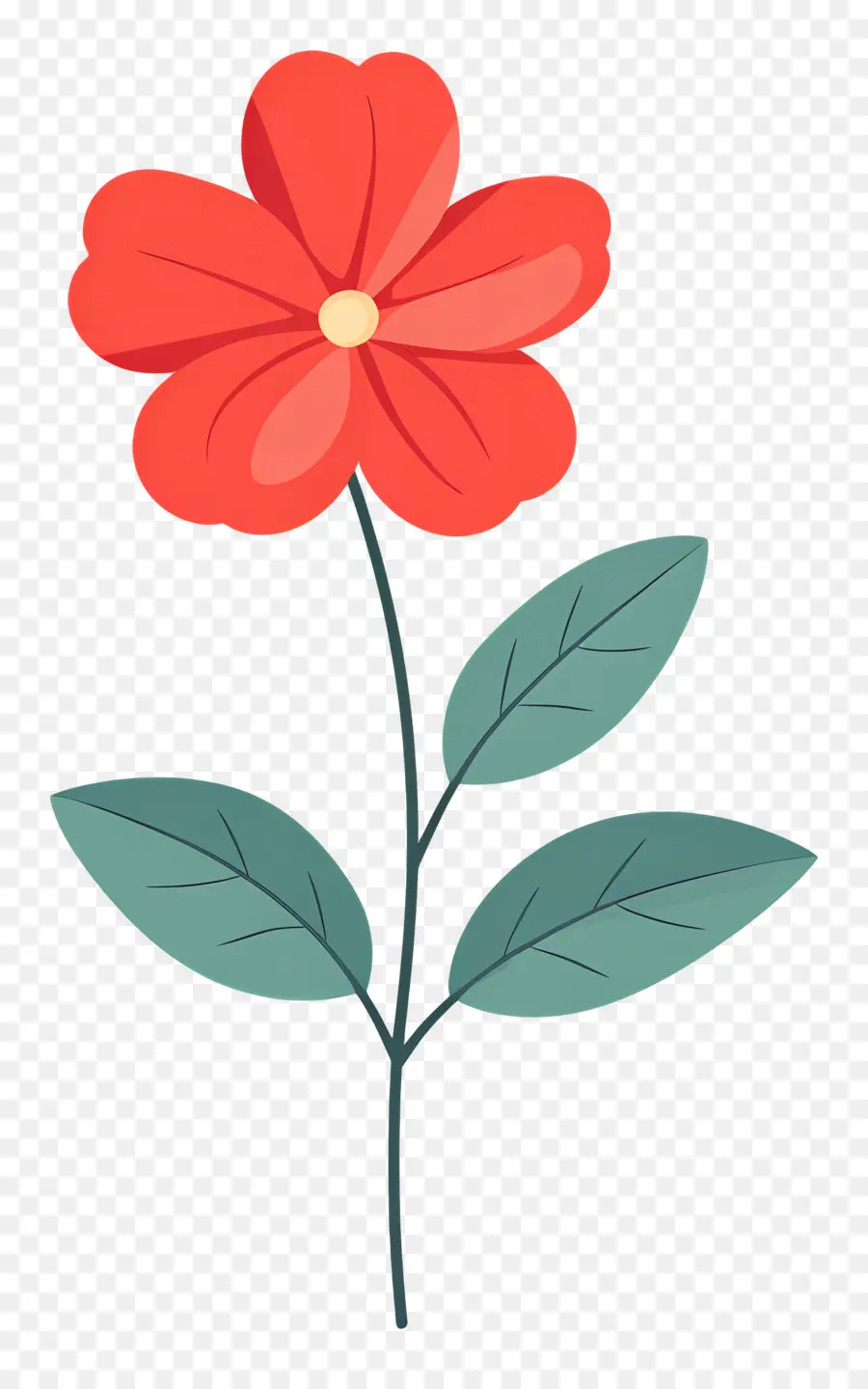 Fleur Unique，Fleur Colorée PNG