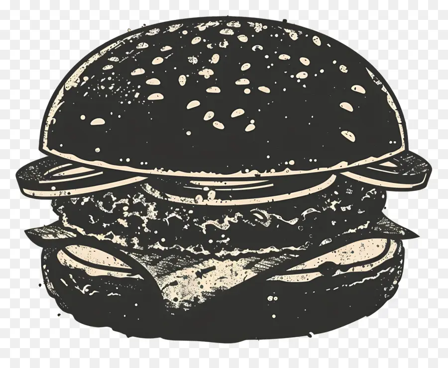 Aperçu Du Hamburger，Hamburger Vintage PNG