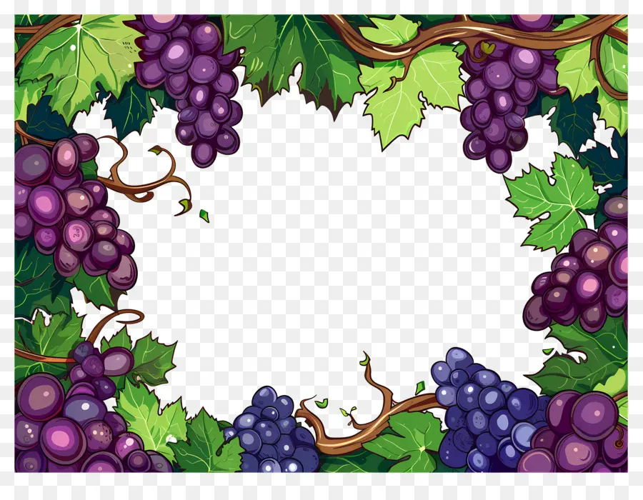 Bordure De Raisin，Raisins PNG