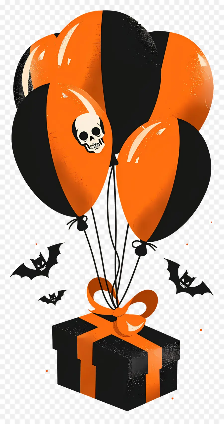 Ballons D'halloween，Crâne PNG