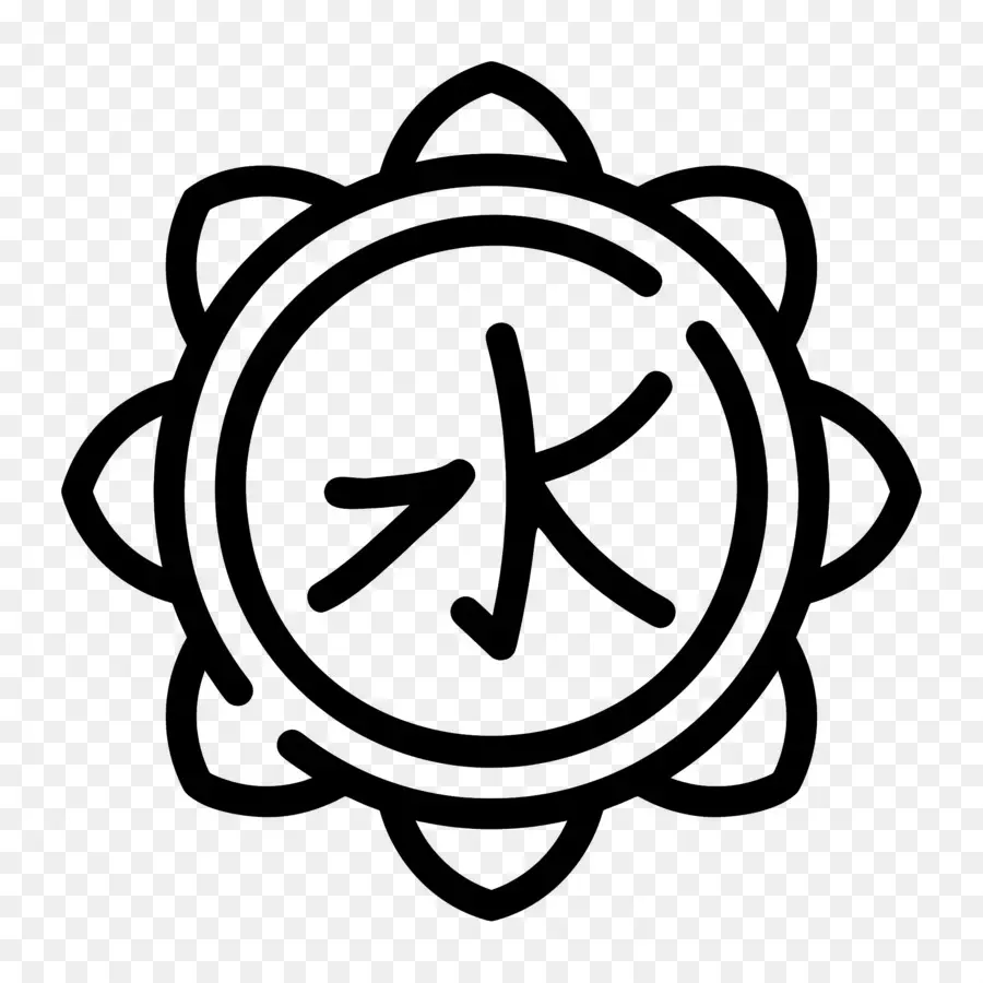 Symbole Du Confucianisme，Symbole De L'eau PNG