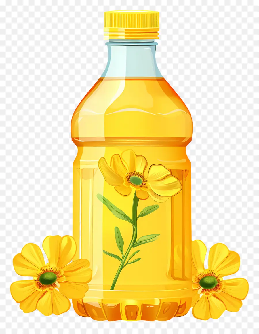 Huile De Canola，Bouteille D'huile PNG