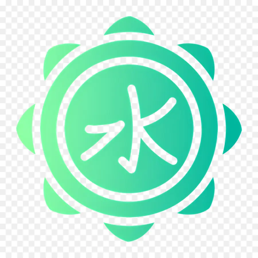 Symbole Du Confucianisme，Symbole De L'eau Verte PNG