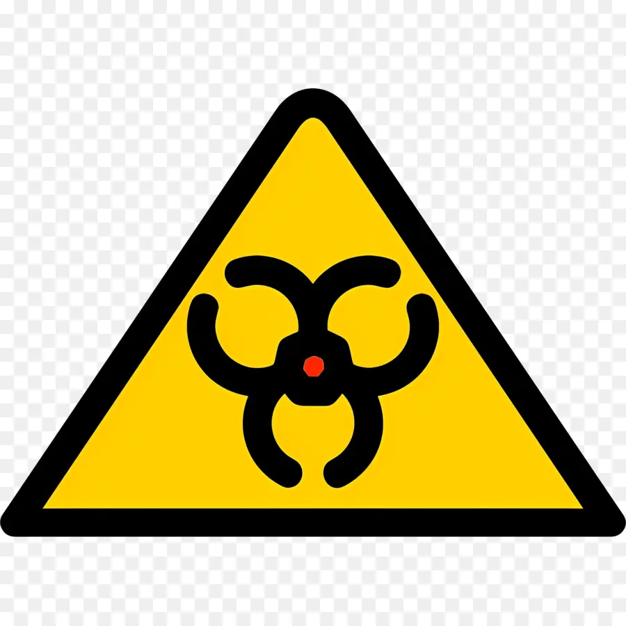 Symbole De Danger，Symbole De Risque Biologique PNG