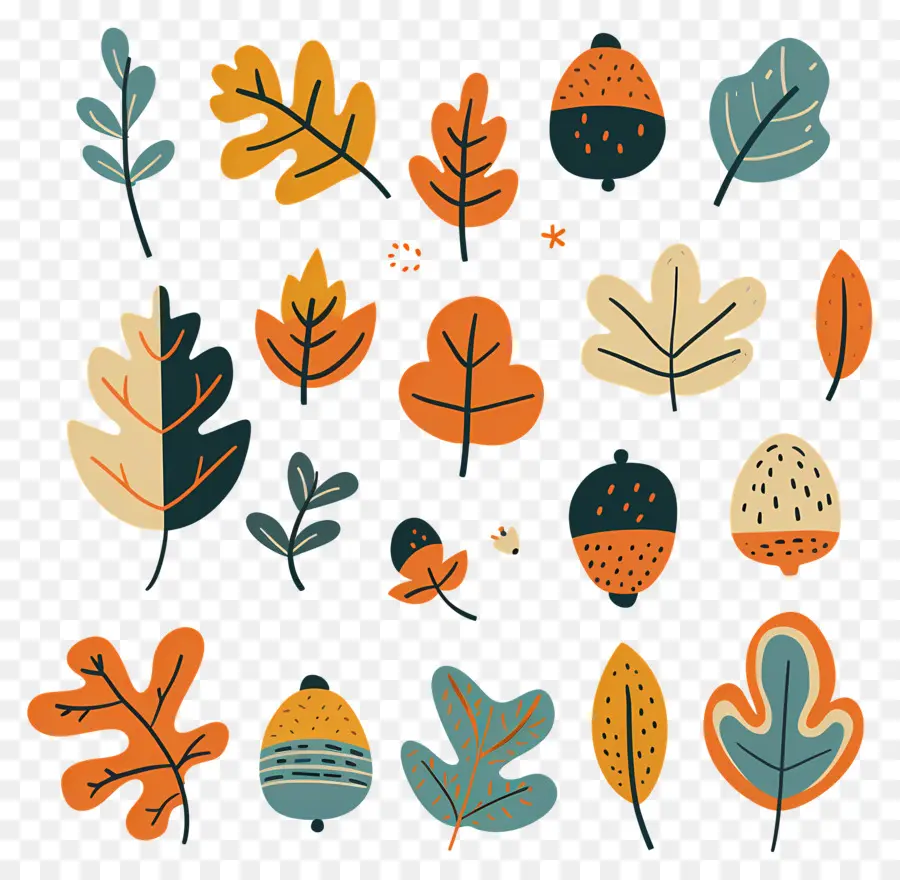 Feuilles D'automne，Nature PNG