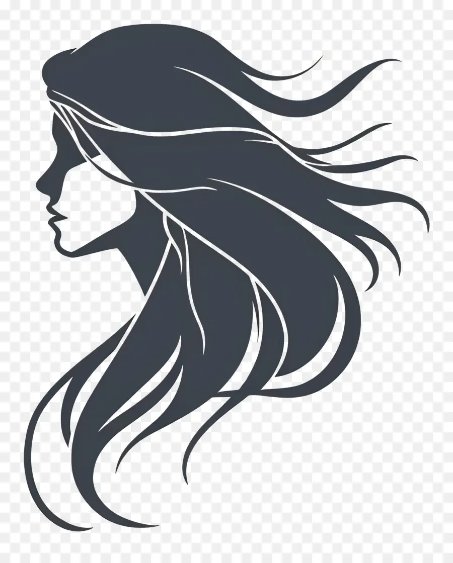 Logo De Fille，Silhouette De Femme PNG