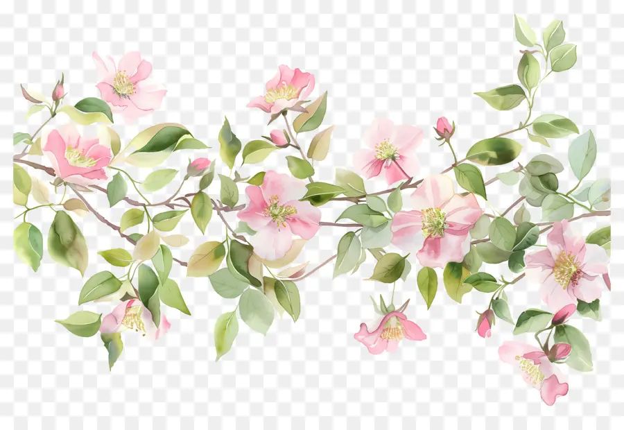 Fond De Fleurs Tropicales，Fleurs PNG