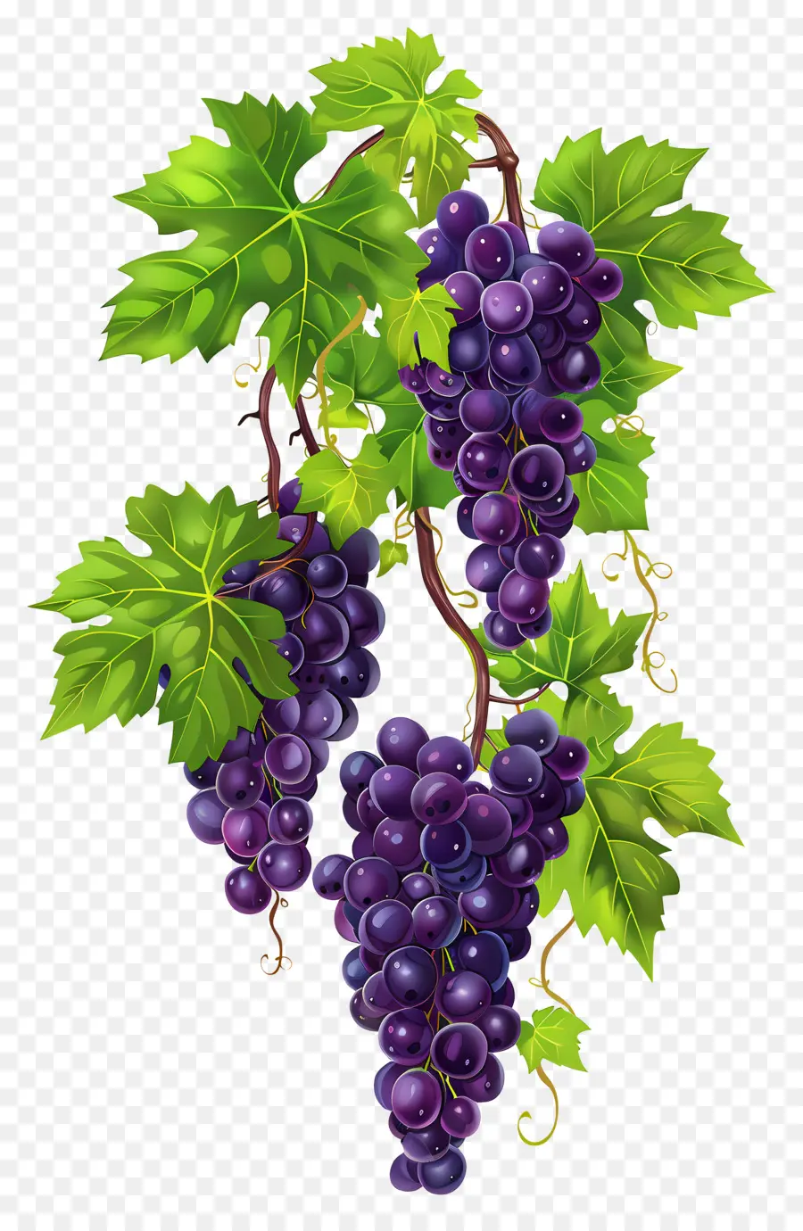 Vigne，Raisins PNG