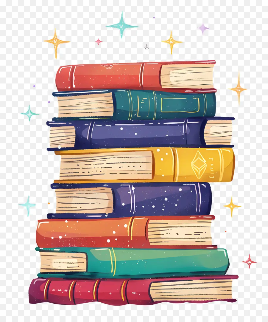 Pile De Livres，Livres PNG