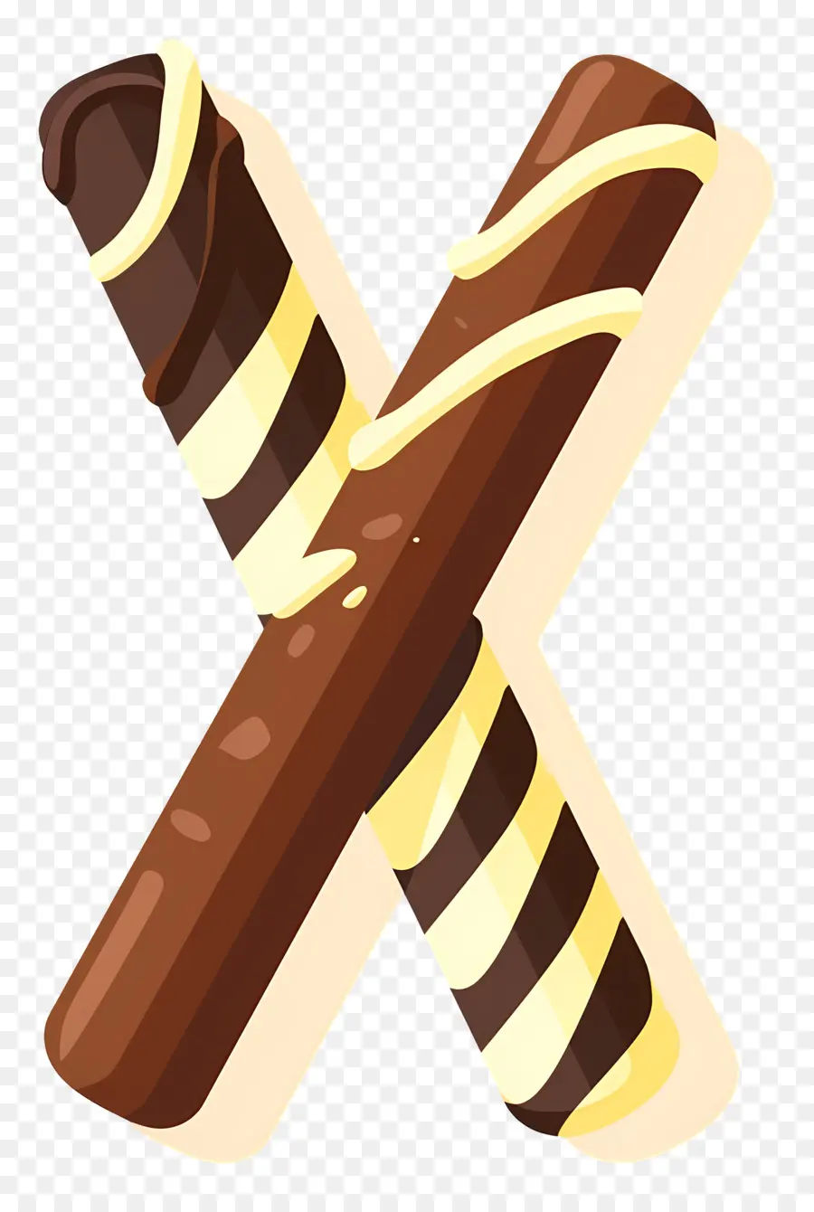 Bâtonnets De Chocolat，Bâtonnets De Chocolat Rayés PNG