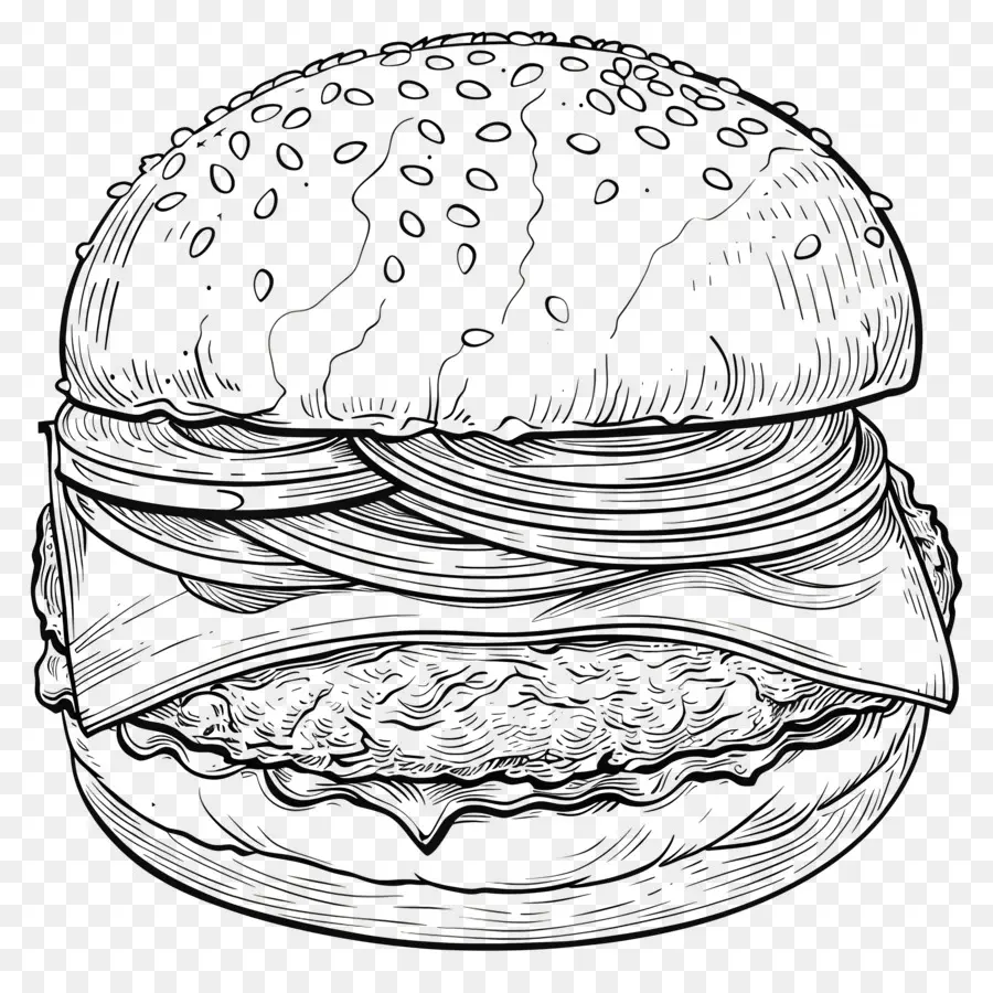 Aperçu Du Hamburger，Hamburger PNG