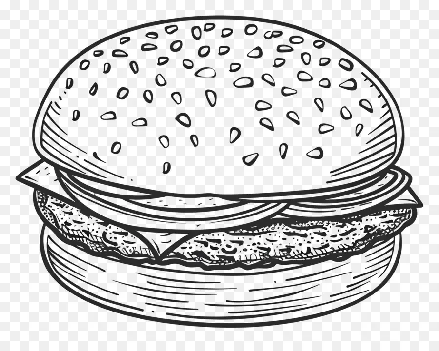 Aperçu Du Hamburger，Hamburger PNG