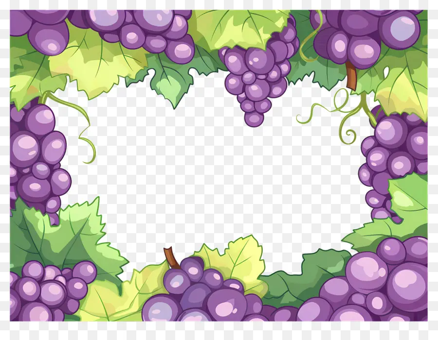 Bordure De Raisin，Raisins PNG