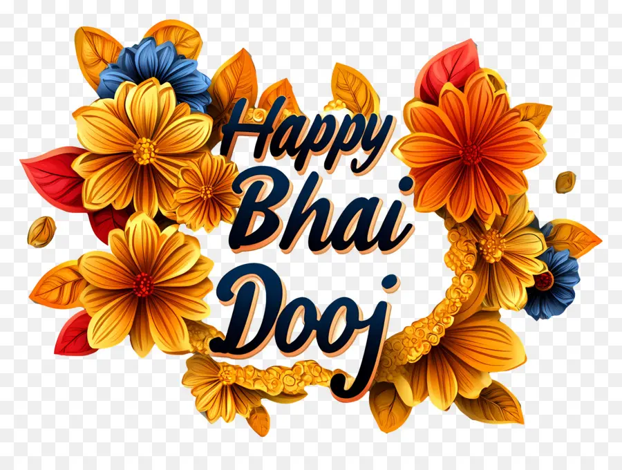 Joyeux Bhai Dooj，Fleurs PNG