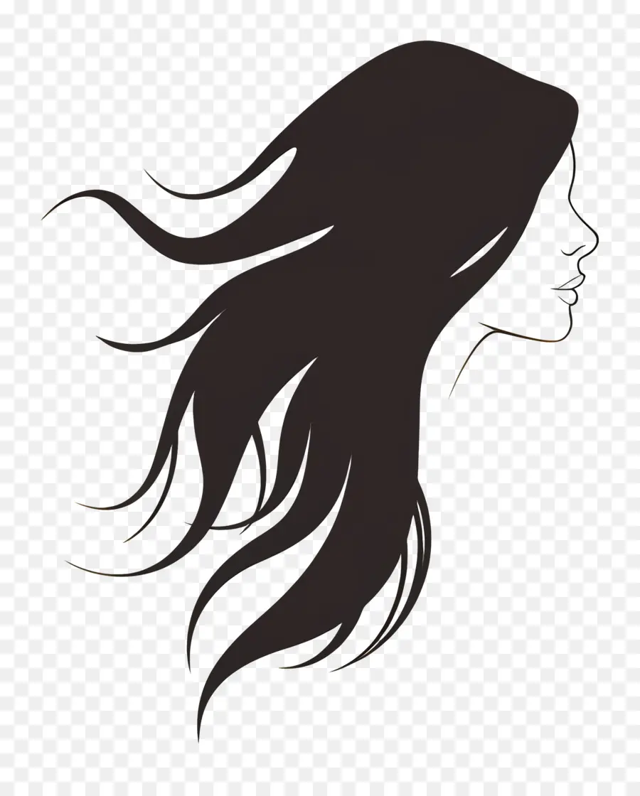 Logo De Fille，Silhouette De Femme PNG