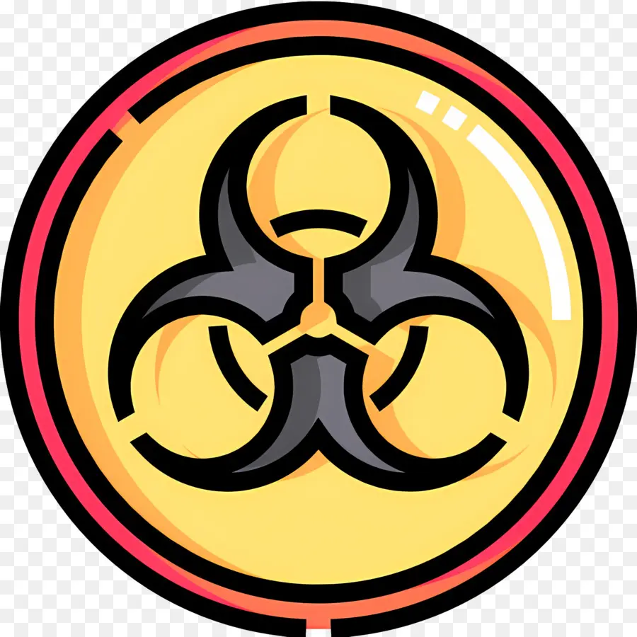 Symbole De Danger，Symbole De Risque Biologique PNG