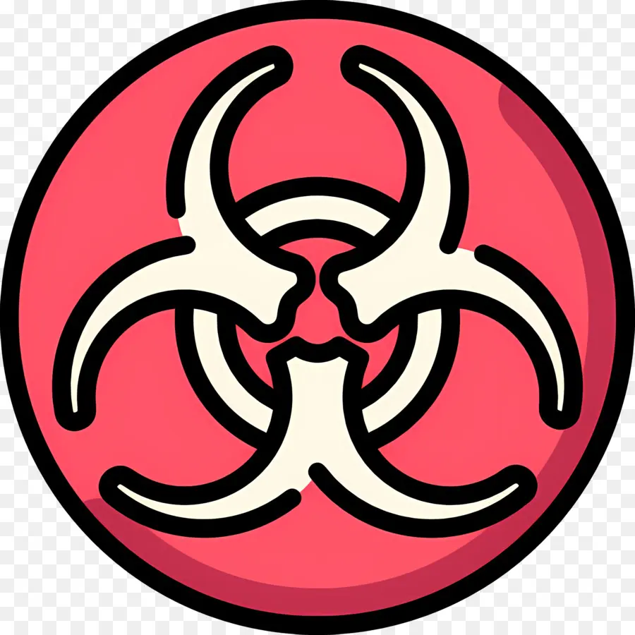 Symbole De Danger，Symbole De Risque Biologique PNG