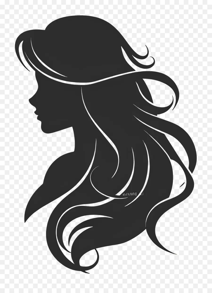 Logo De Fille，Silhouette PNG