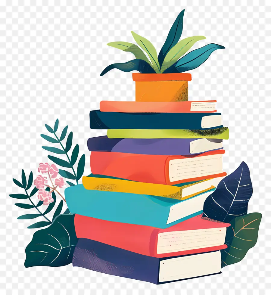 Pile De Livres，Livres PNG