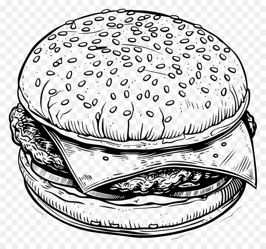 Aperçu Du Hamburger，Hamburger PNG