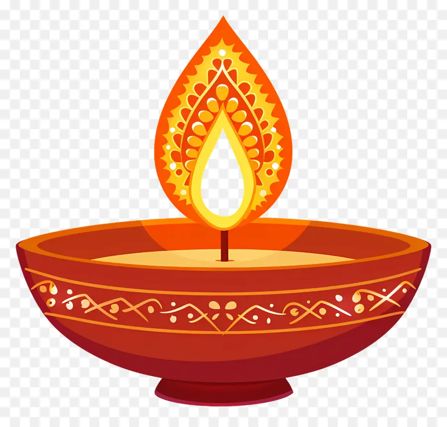 Diwali Diya，Lampe PNG