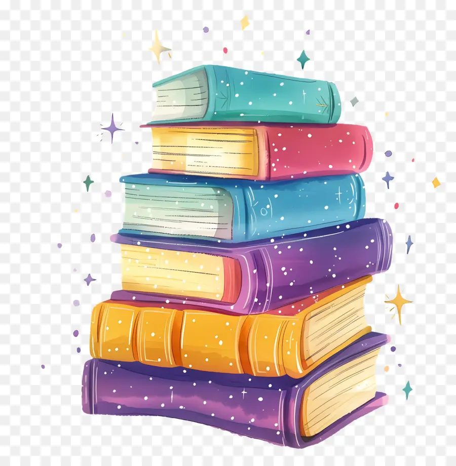 Pile De Livres，Livres PNG