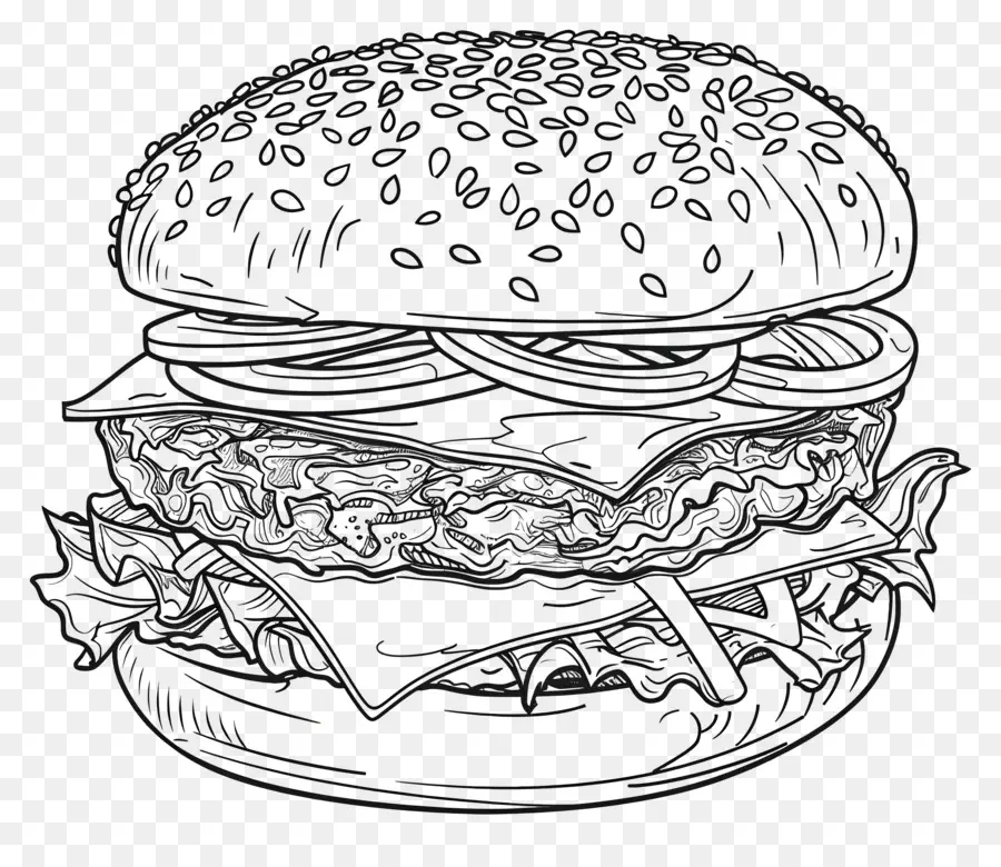 Aperçu Du Hamburger，Hamburger PNG