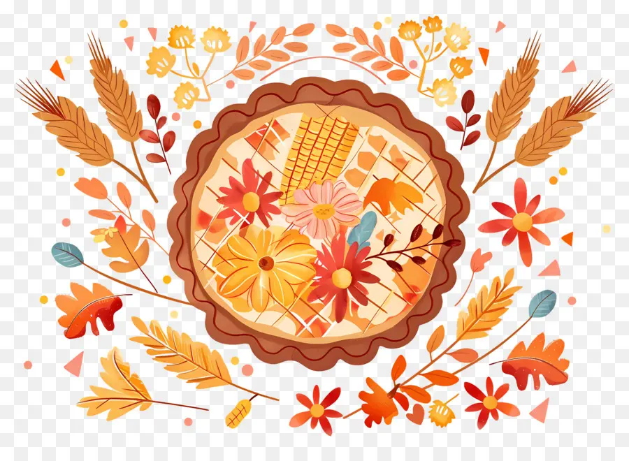 Tarte De Thanksgiving，Tarte D'automne PNG