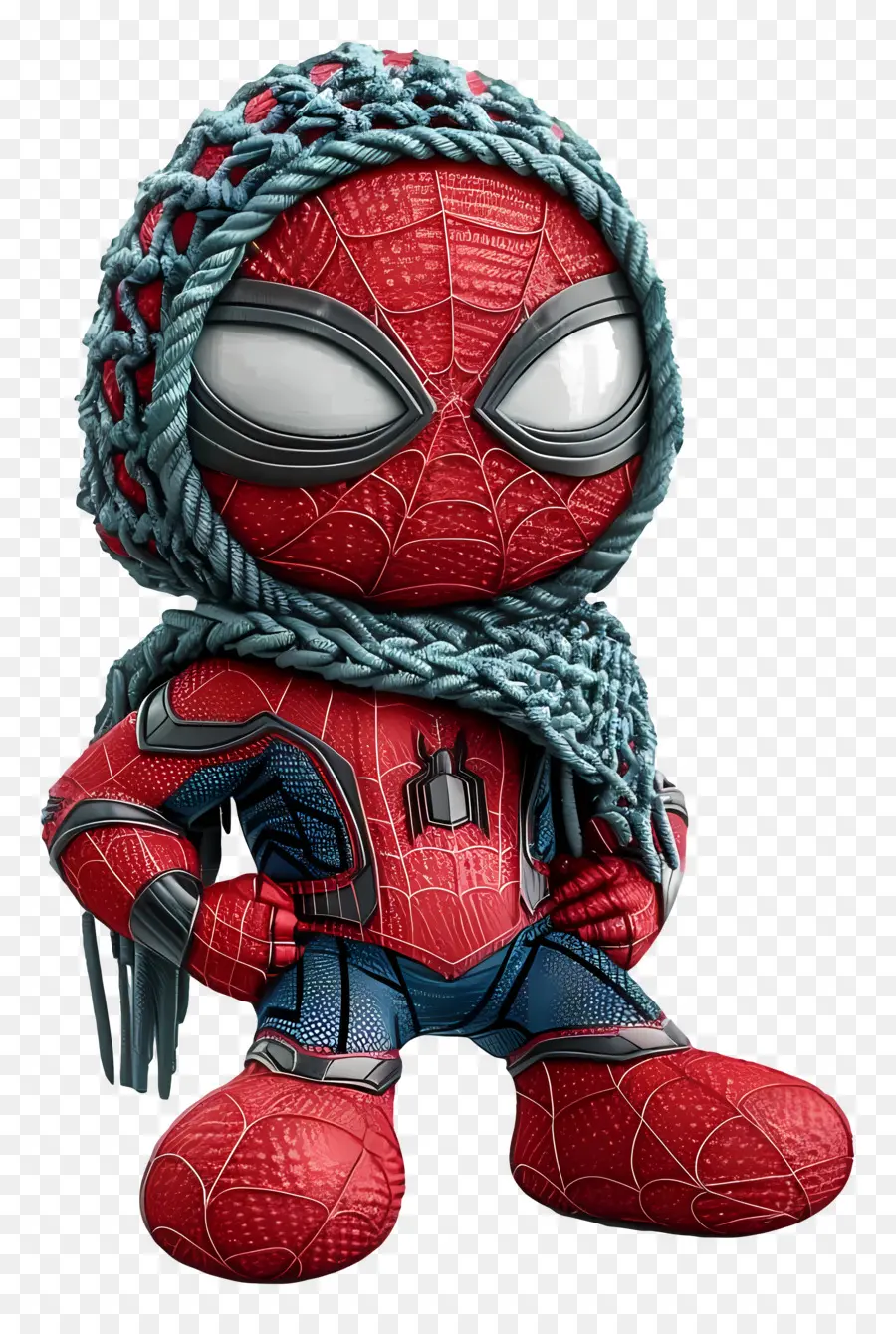 Spiderman Mignon，Spider Man Avec écharpe PNG