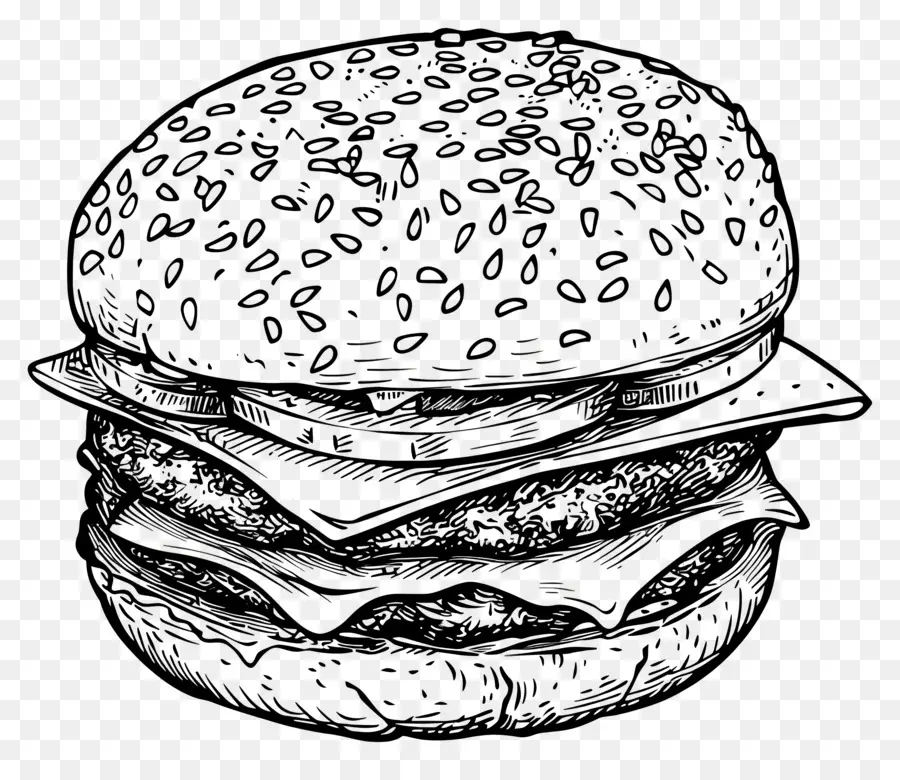 Aperçu Du Hamburger，Hamburger PNG