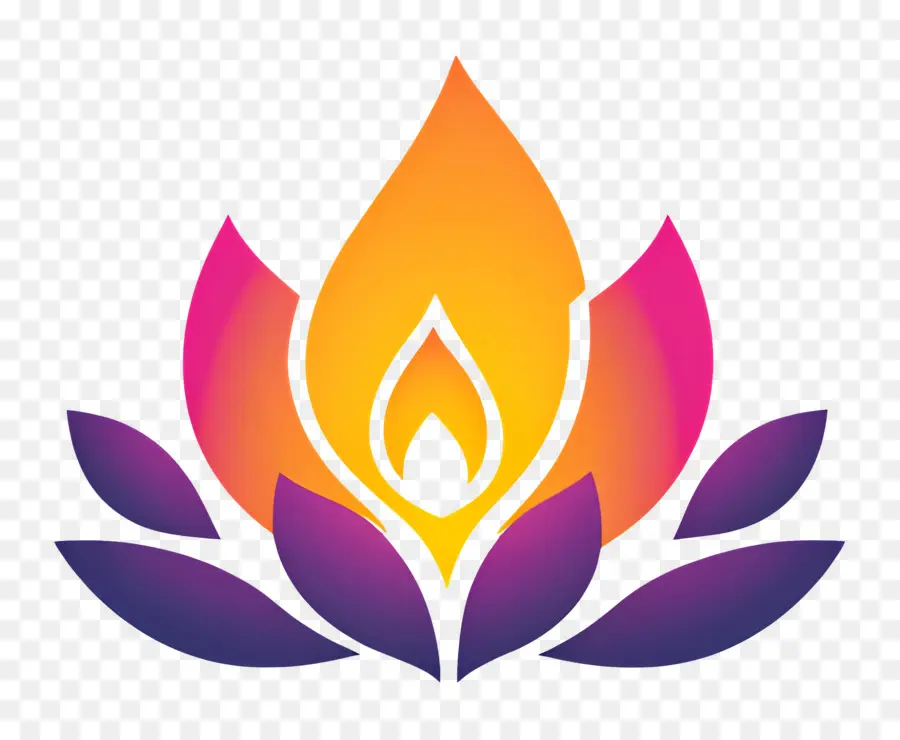 Deepavali，Conception De Flamme Abstraite PNG