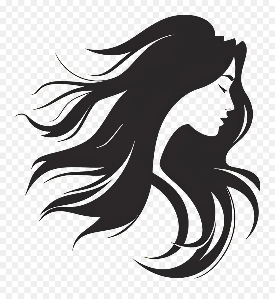 Logo De Fille，Silhouette De Femme PNG