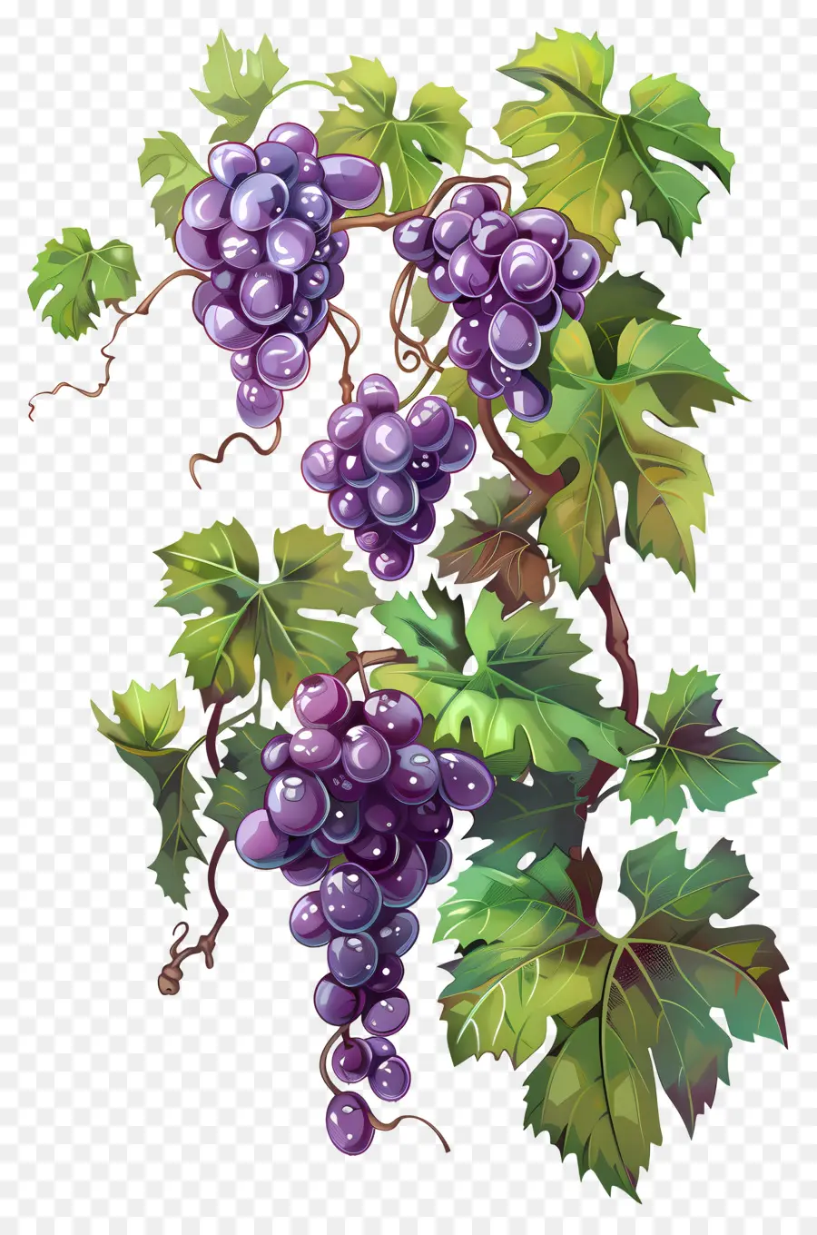 Vigne，Raisins PNG