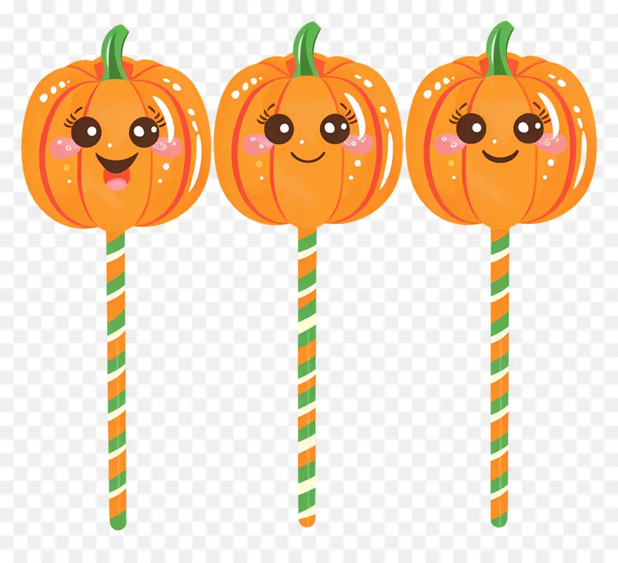 Sucette D'halloween，Sucettes à La Citrouille PNG