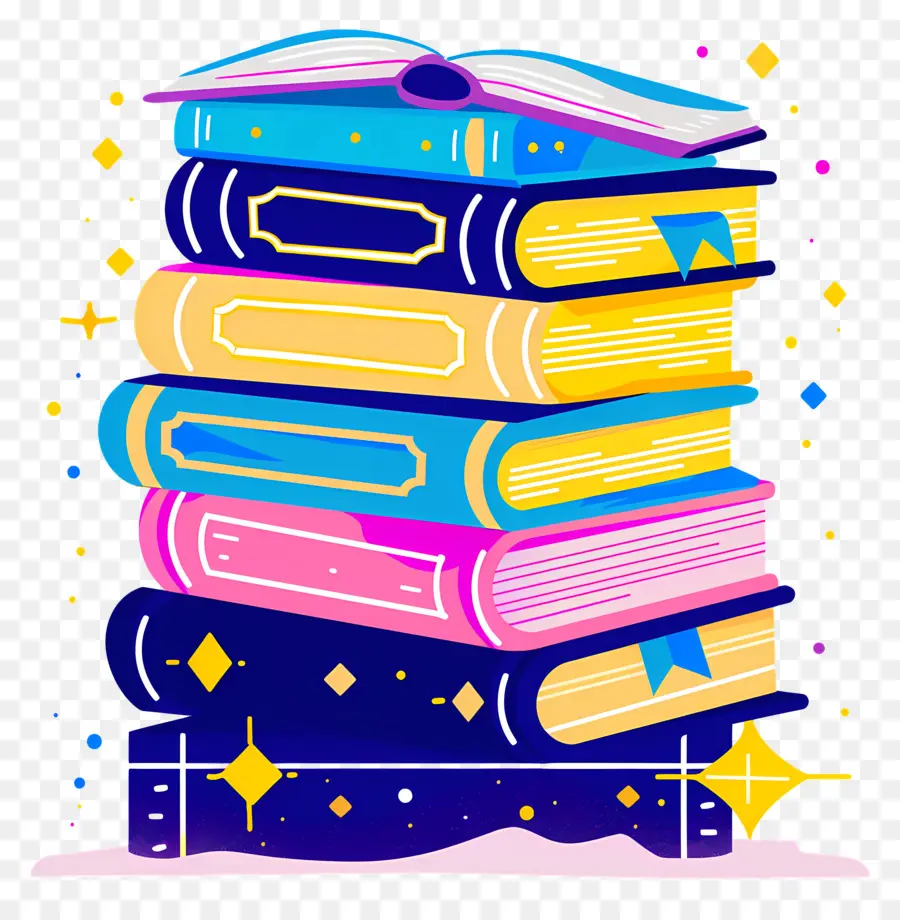 Pile De Livres，Livres PNG