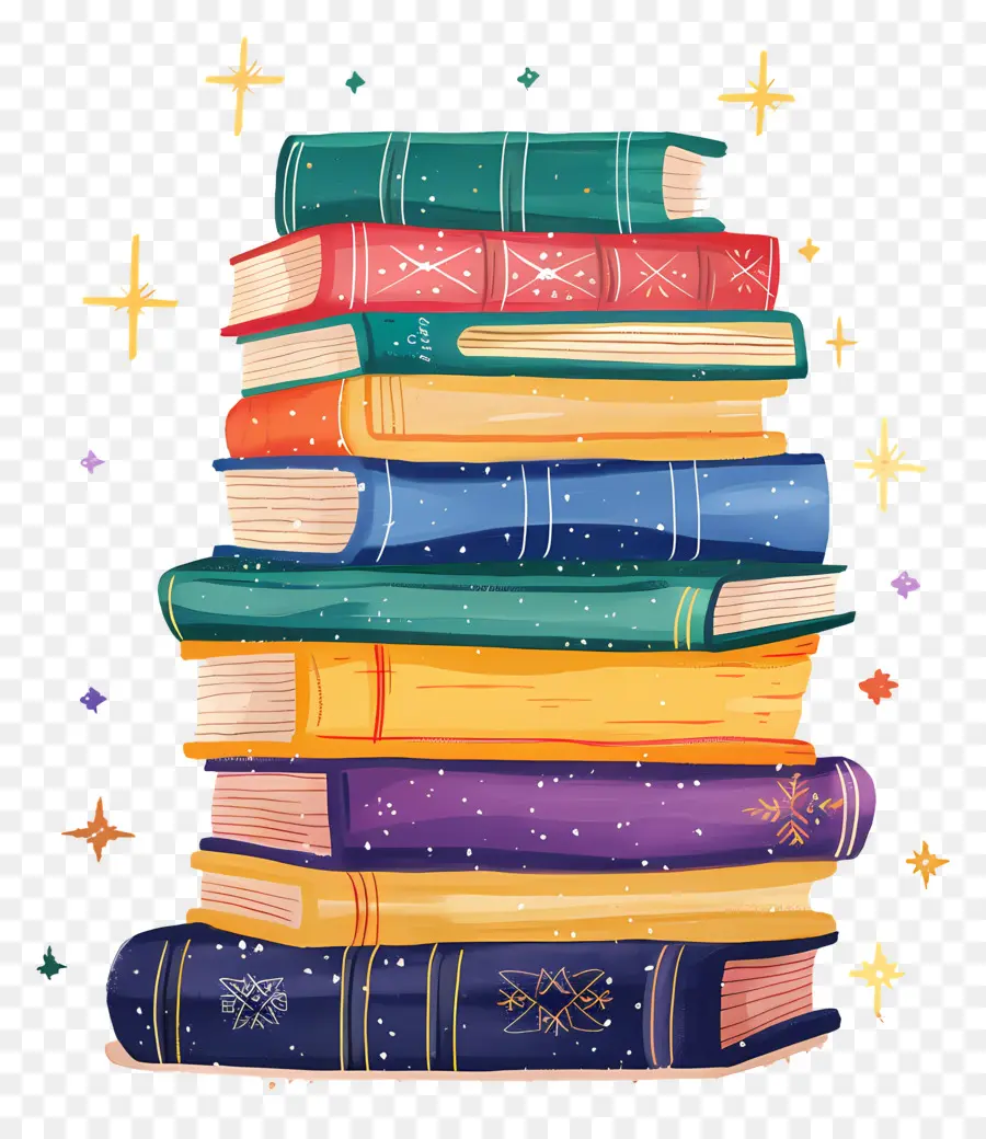 Pile De Livres，Livres PNG