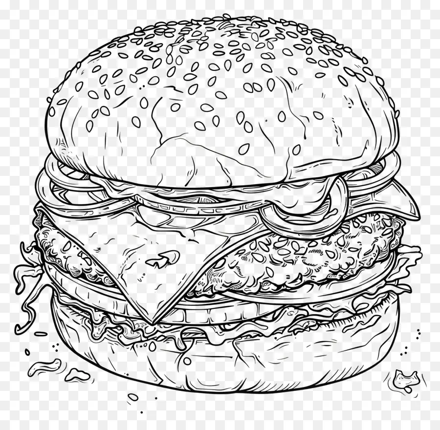 Aperçu Du Hamburger，Hamburger PNG