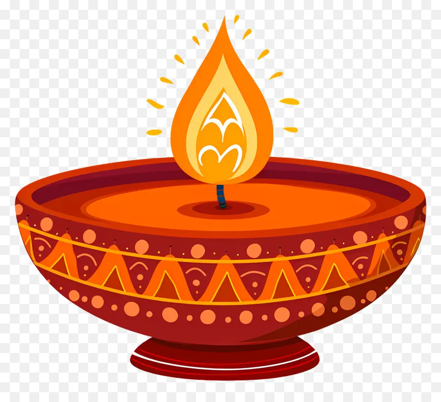 Diwali Diya，Lampe PNG