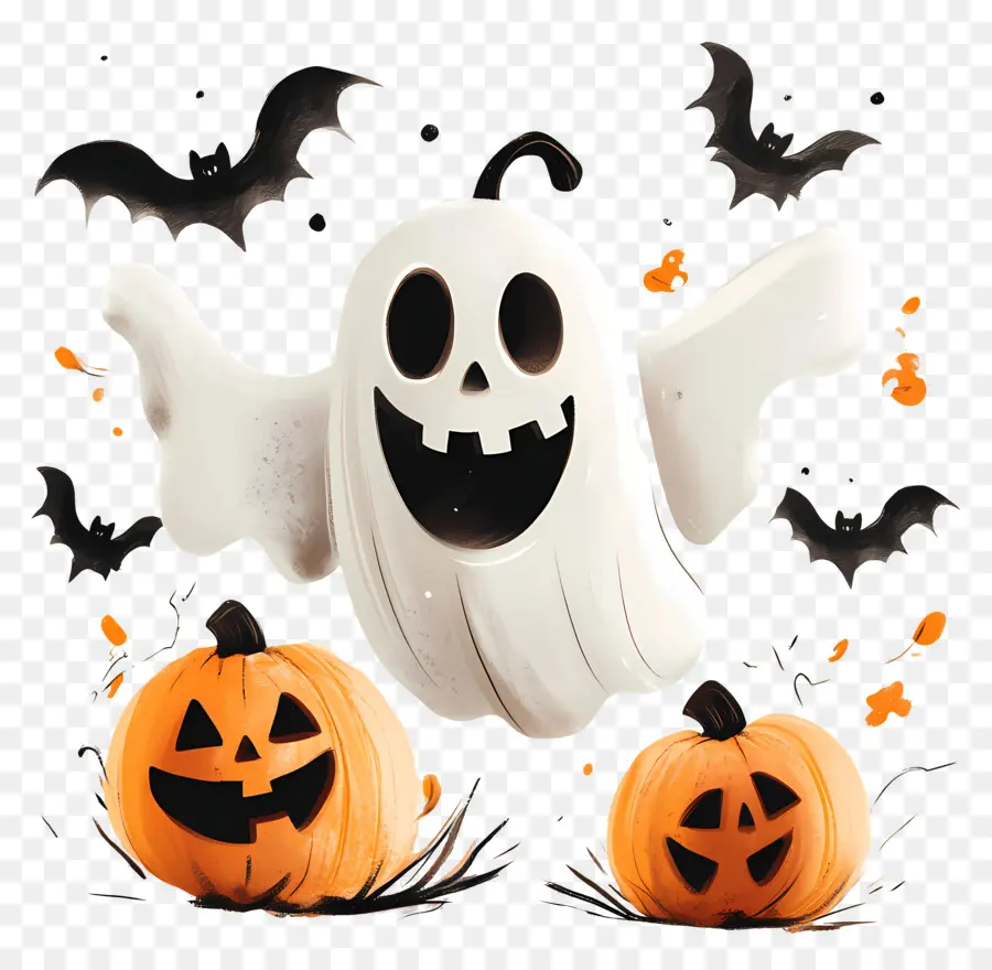 Modèle De Bannière D'halloween，Fantôme PNG