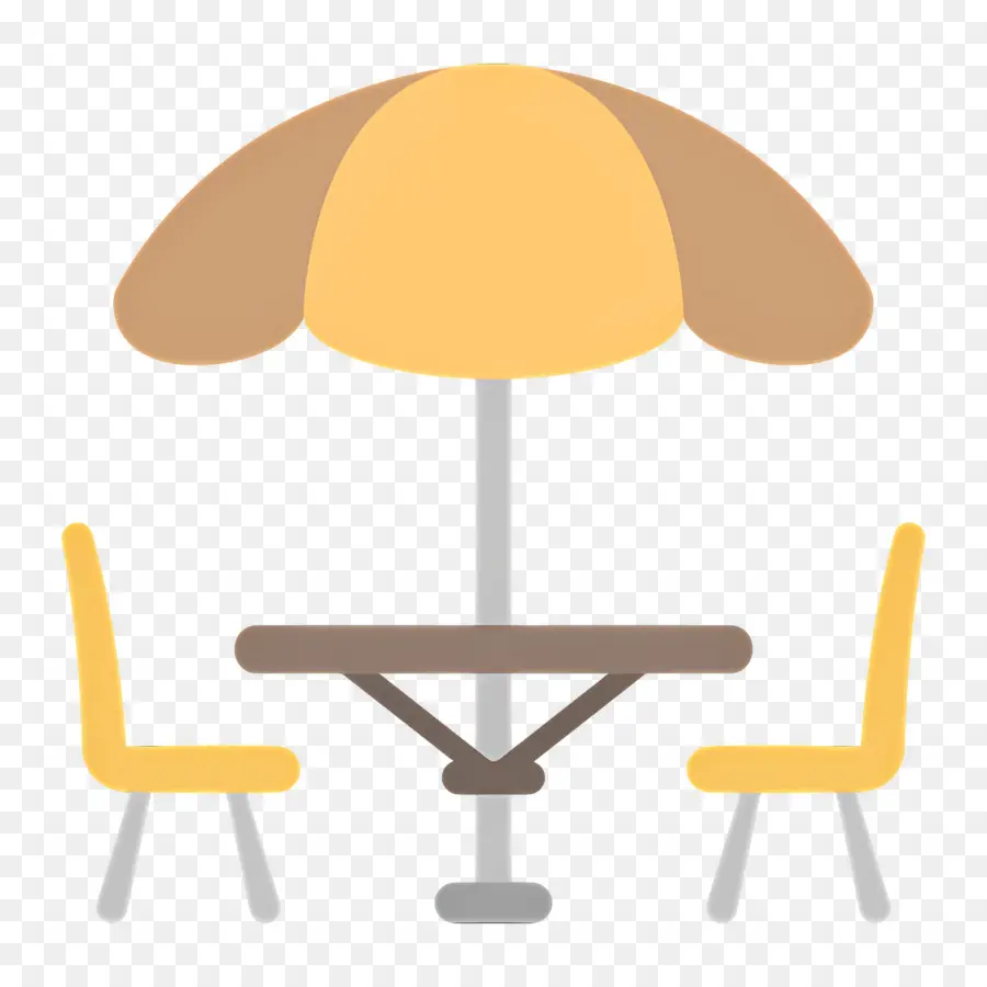 Table Basse，Table D'extérieur Avec Parasol PNG