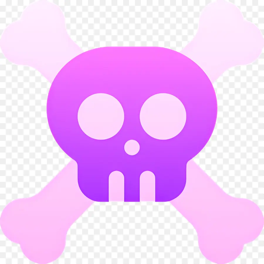 Symbole De Poison，Crâne Rose PNG