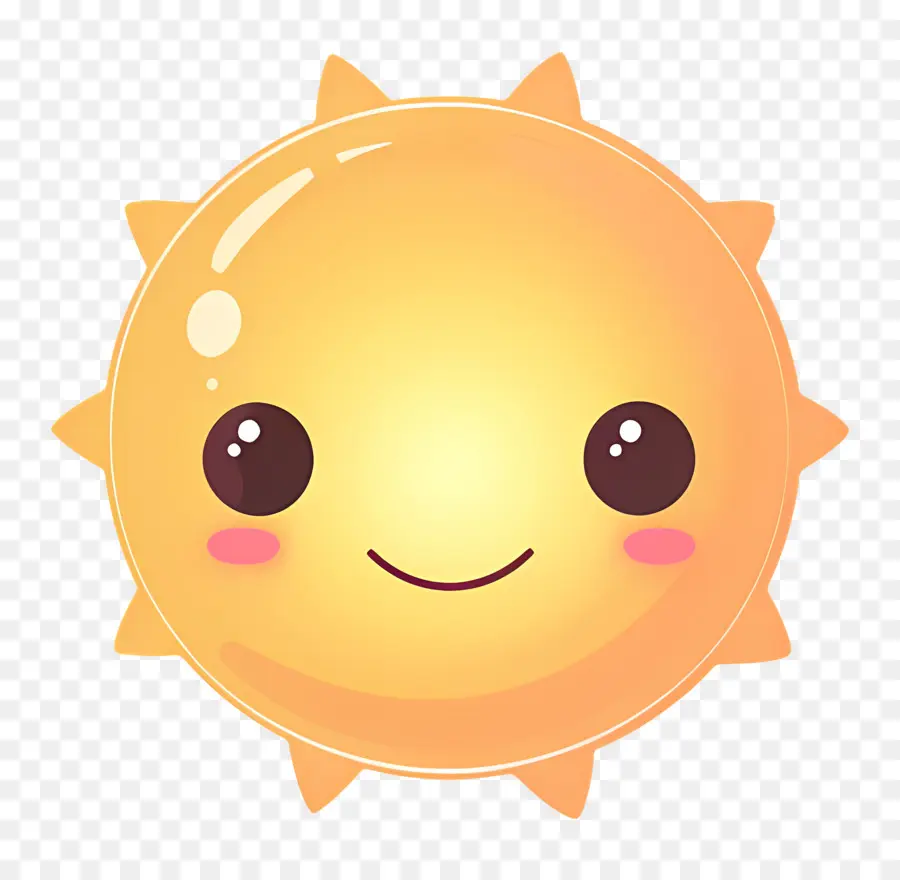 Soleil Kawaii，Soleil Mignon PNG