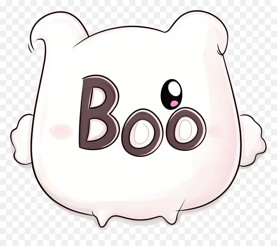 Bouh D'halloween，Fantôme Mignon PNG